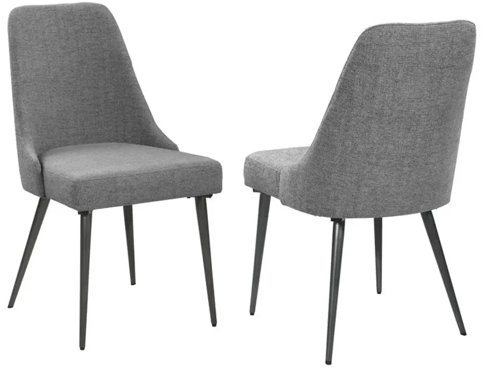 Alejandro Upholstered Dining Chairs Grey (Set of 2)