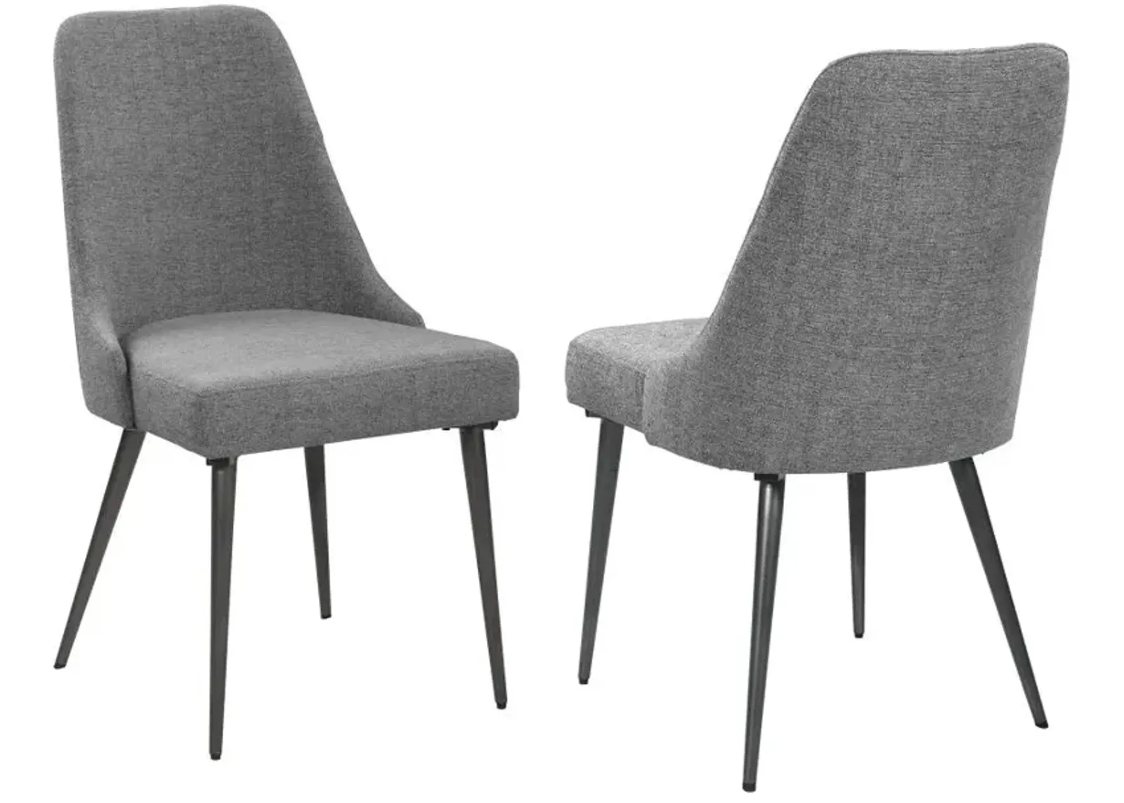 Alejandro Upholstered Dining Chairs Grey (Set of 2)