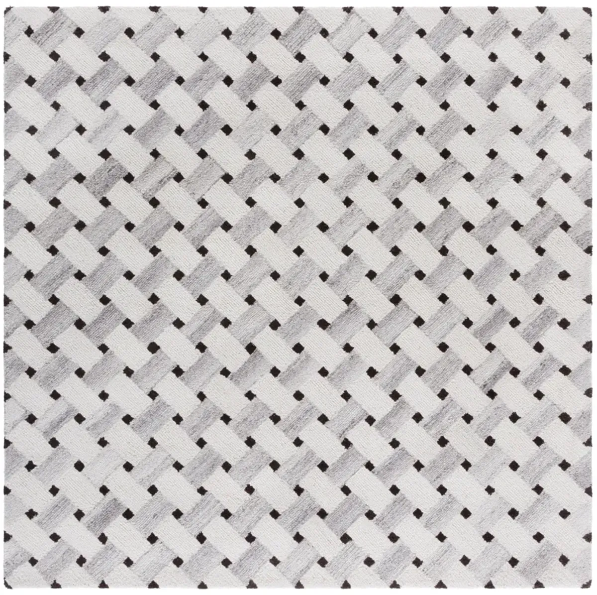 GENRE Hand Tufted 6' x 6' Square area rug