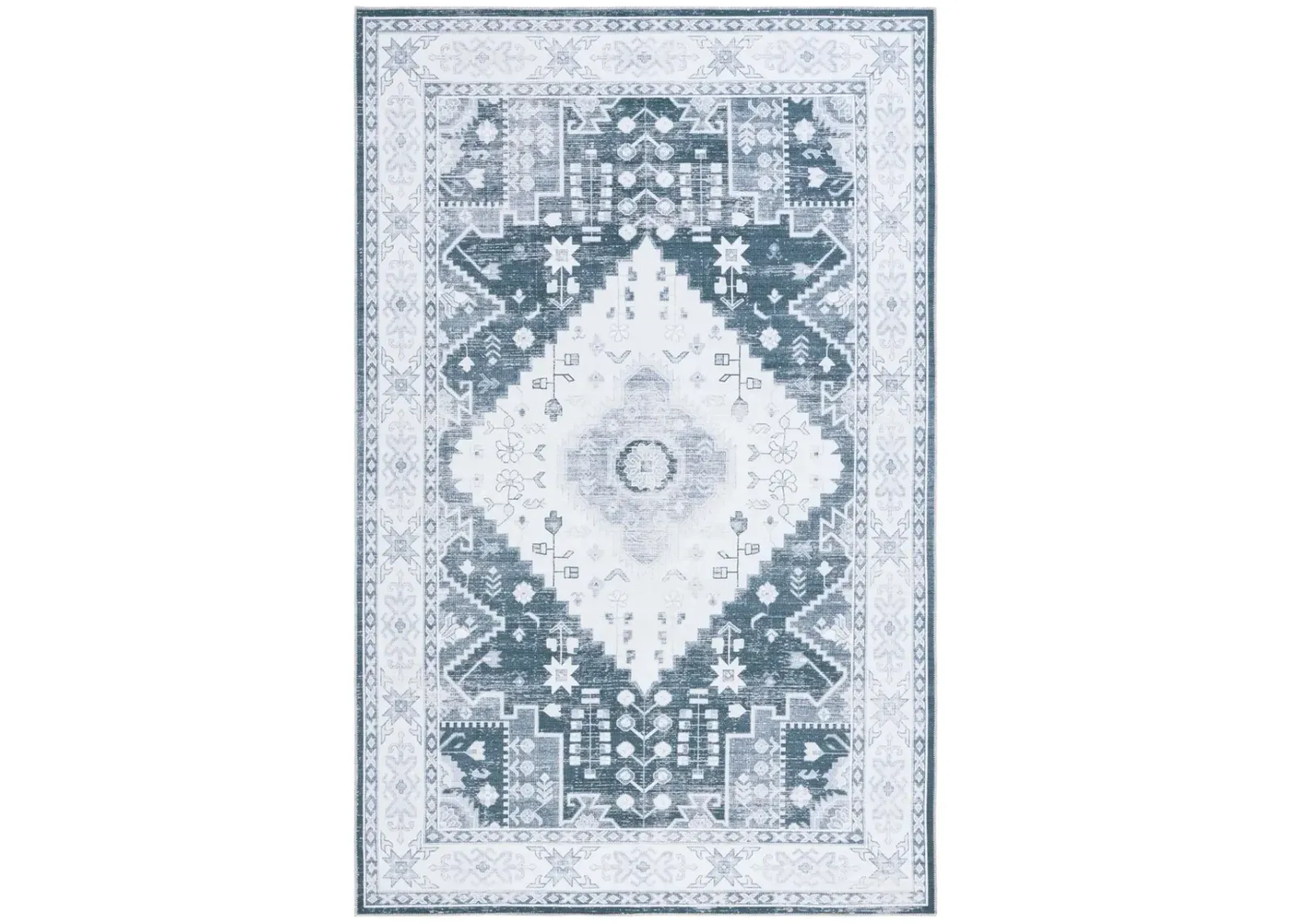 ARIZONA 107 Green 8' X 10' Large Rectangle Rug