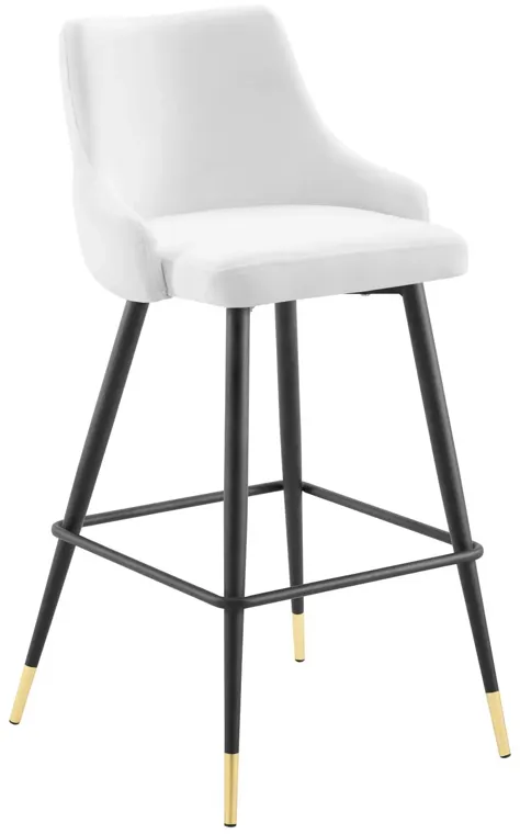 Adorn Performance Velvet Bar Stool