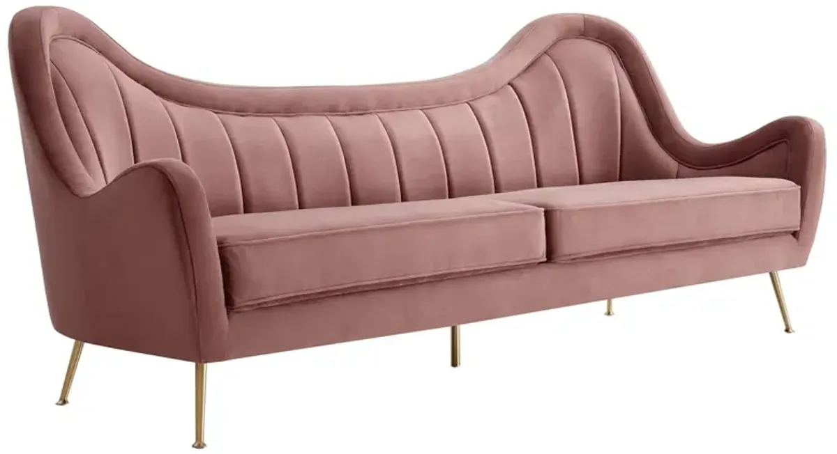 Cheshire Channel Tufted Performance Velvet Sofa