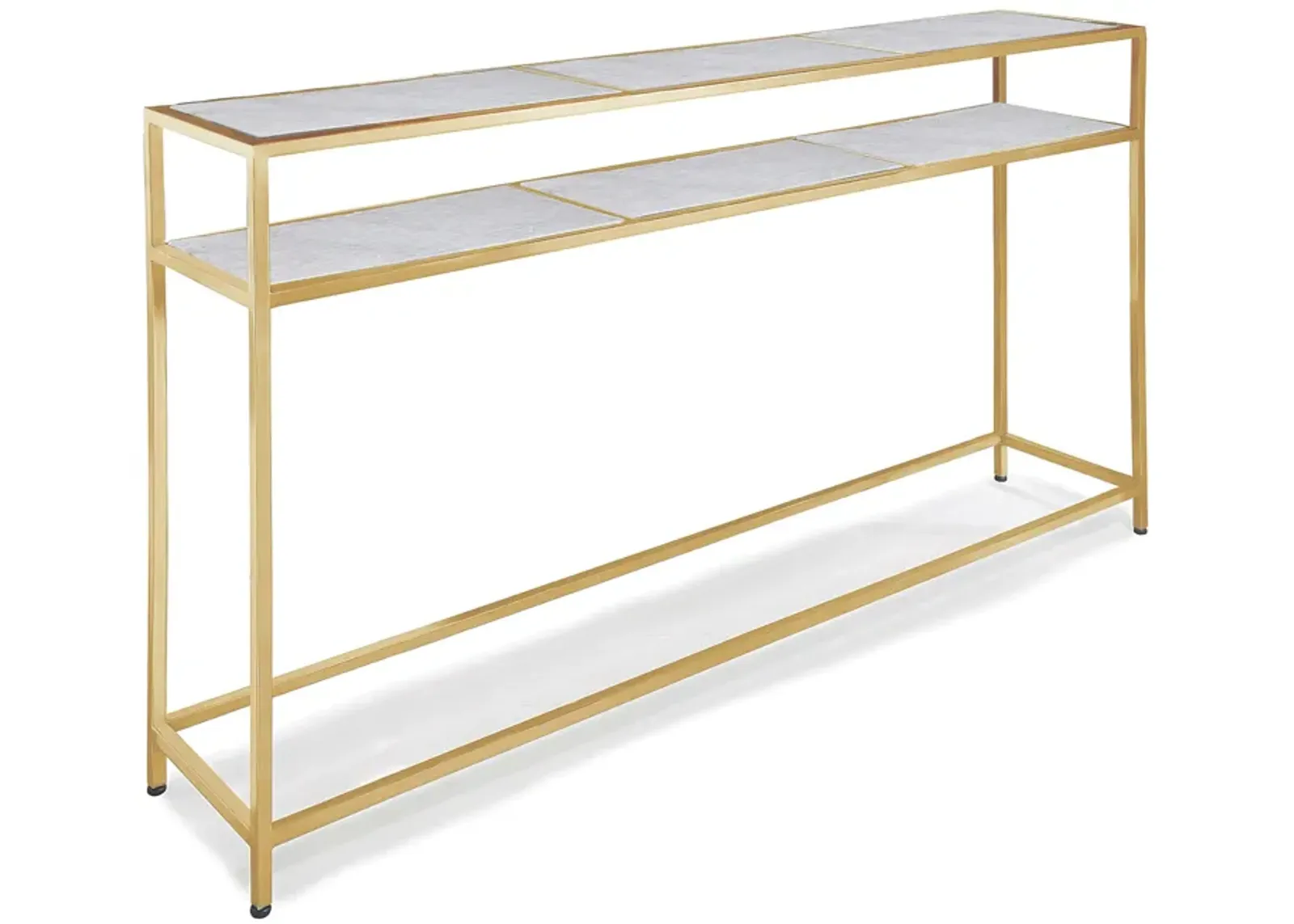 Echelon Console Table (Natural Brass)