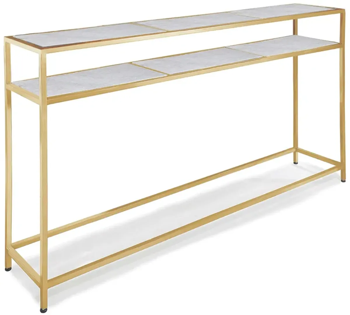 Echelon Console Table (Natural Brass)