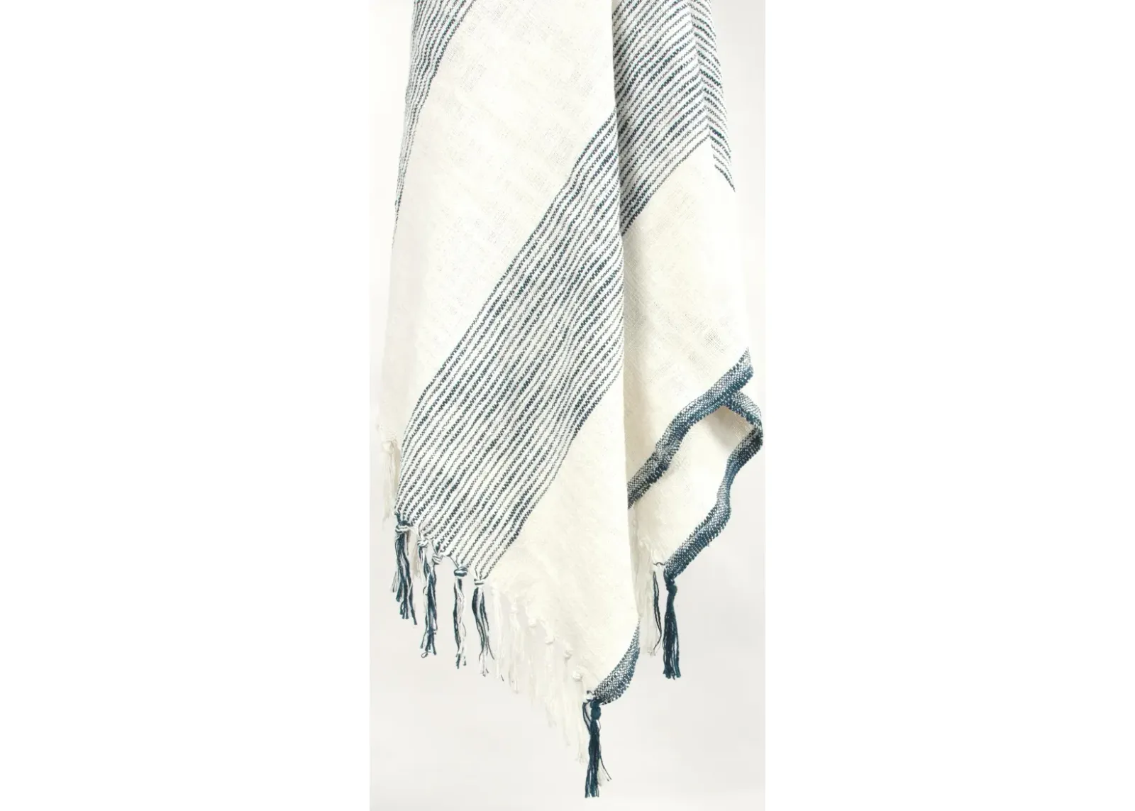 Stripe Ivory Throw