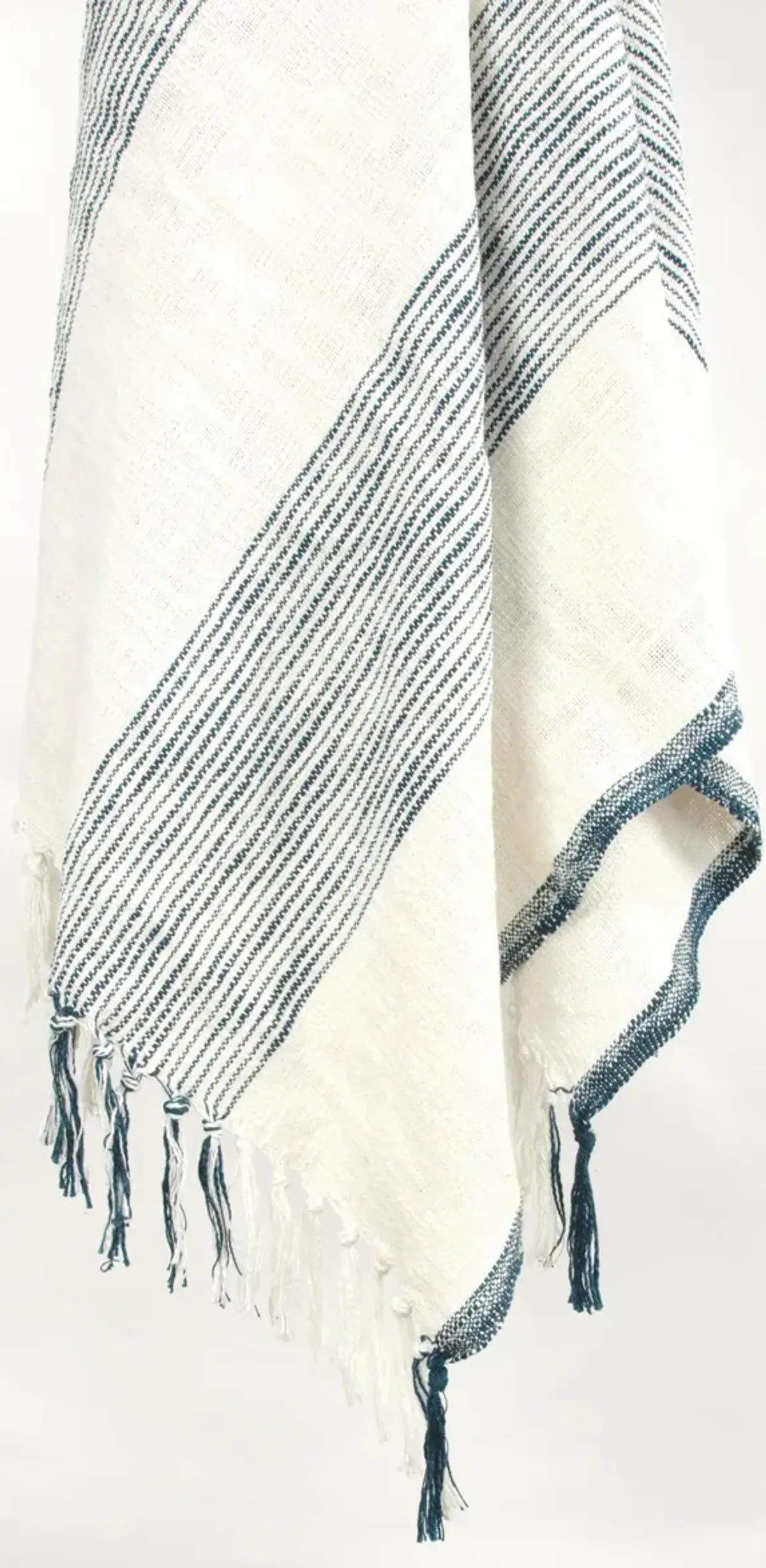 Stripe Ivory Throw