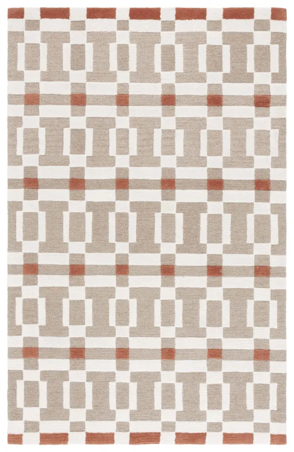 GENRE Hand Tufted 4' x 6' area rug