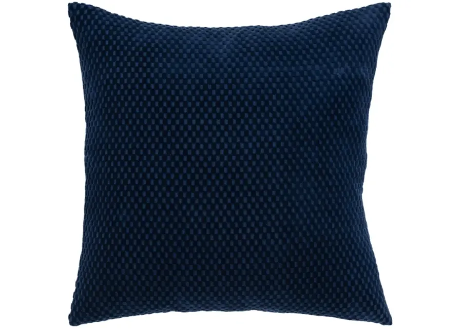 solid navy Pillow