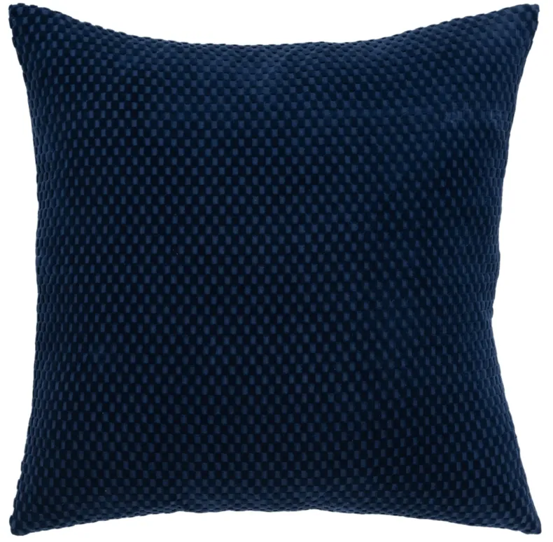 solid navy Pillow