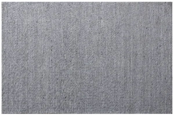 Bigen Anna Gray/Silver Transitional Striped Organic Wool Indoor Area Rug, 9' x 12'