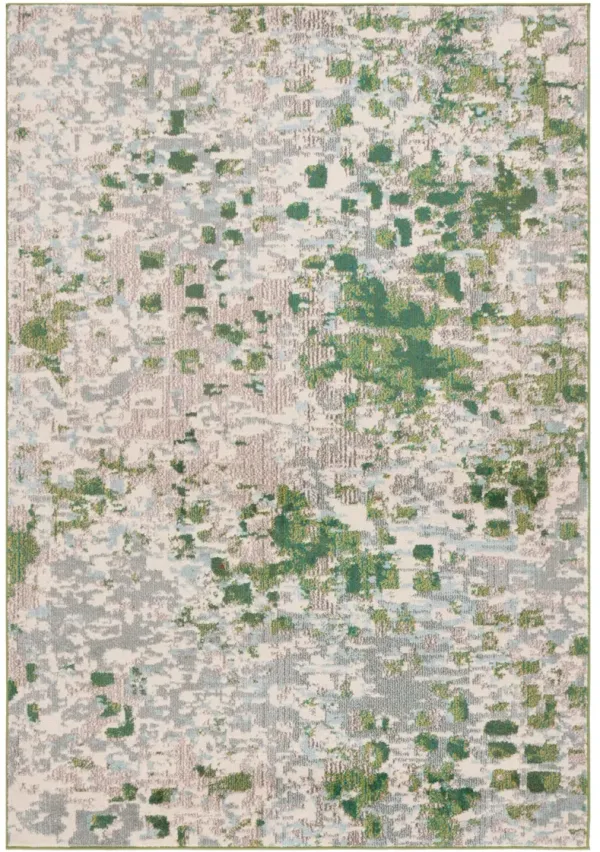 MONACO 225 GREEN  5'-1' x 7'-6' Medium Rectangle Rug