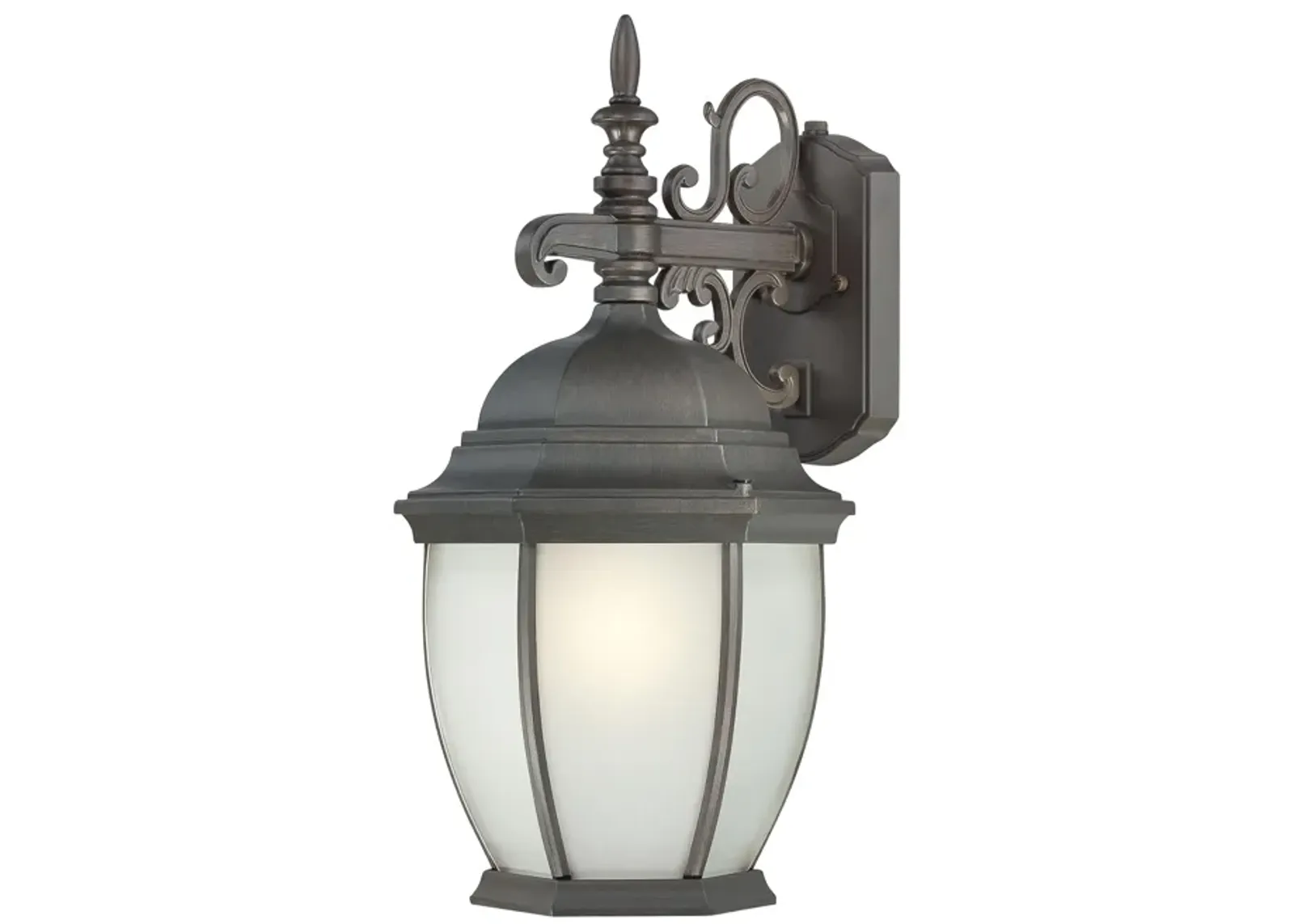 Covington 1-Light Outdoor Wall Lantern in Painted Bronze