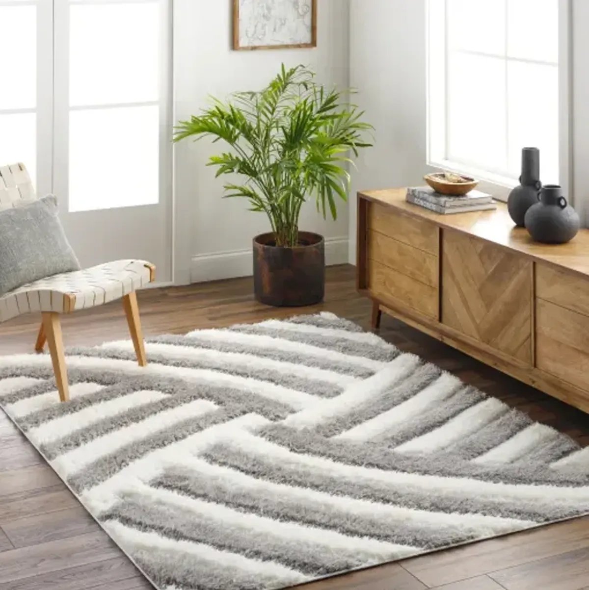 Bologna BOG-2303 6'7" x 9' Machine Woven Rug