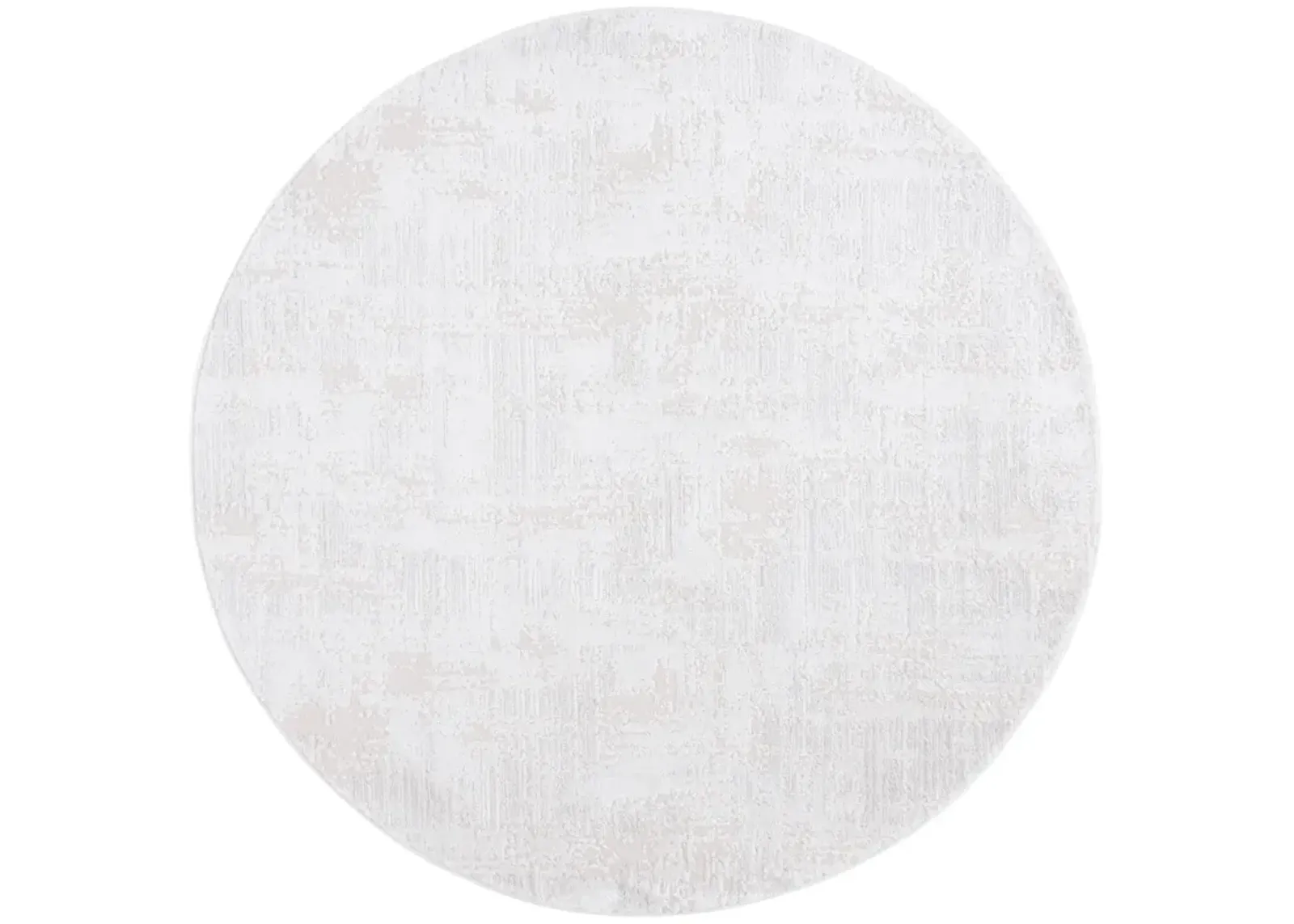 KINGSTON 102 IVORY  6'-7' x 6'-7' Round Round Rug