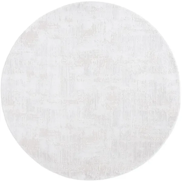 KINGSTON 102 IVORY  6'-7' x 6'-7' Round Round Rug