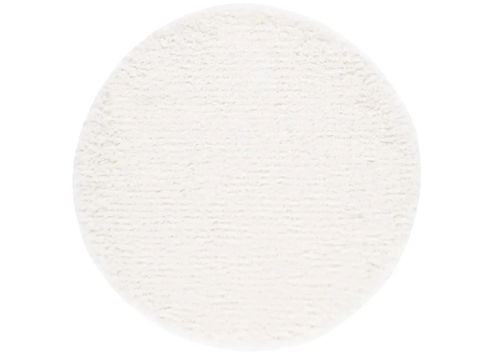 FLOKATI SHAG 950 IVORY 3' x 3' Round Round Rug