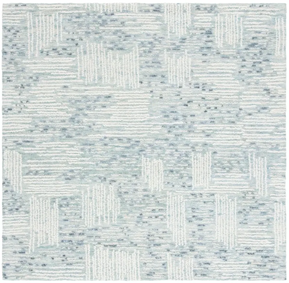 ABSTRACT Hand Tufted 6' x 6' Square area rug
