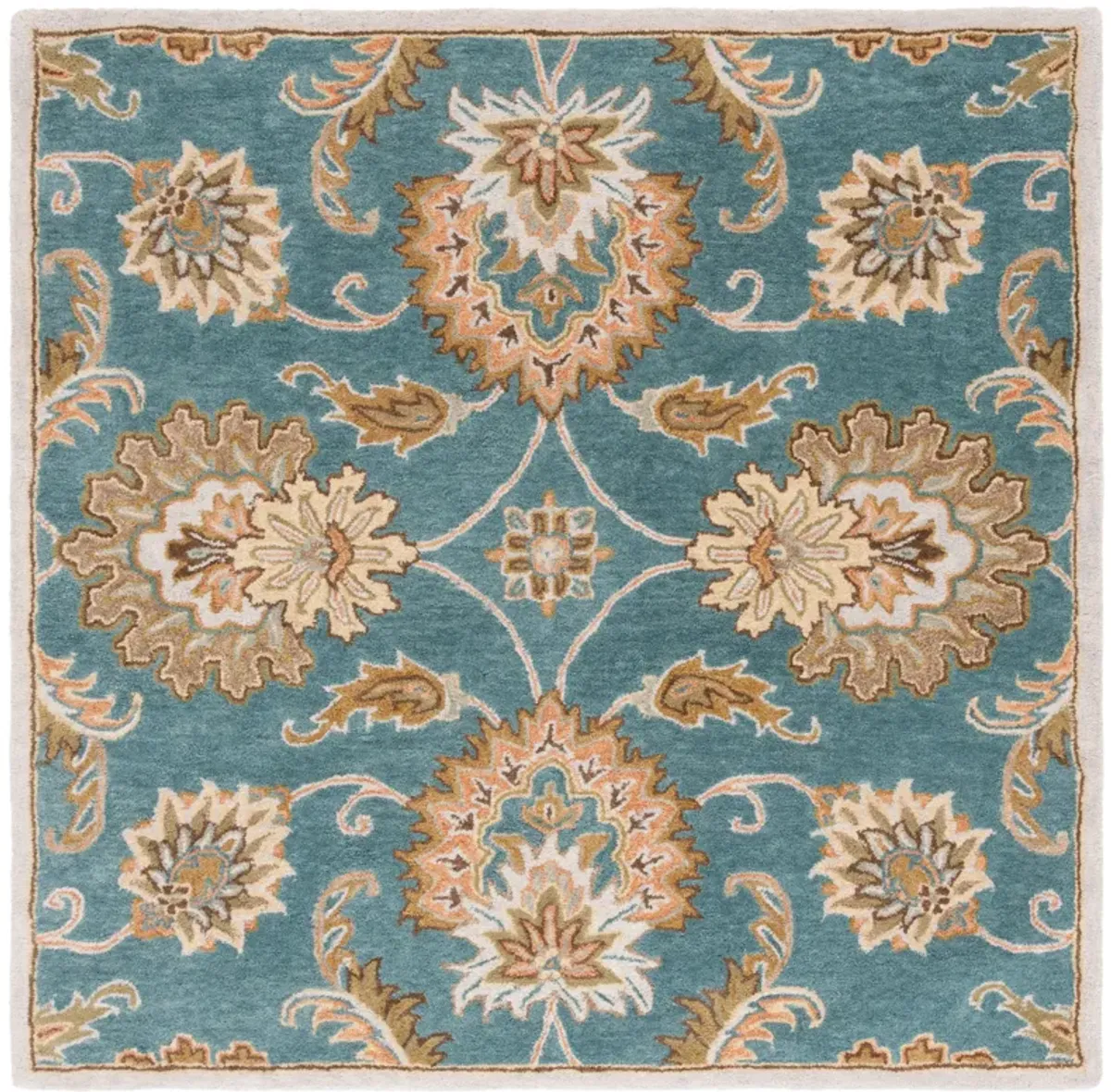 HERITAGE Hand Tufted 6' x 6' Square area rug