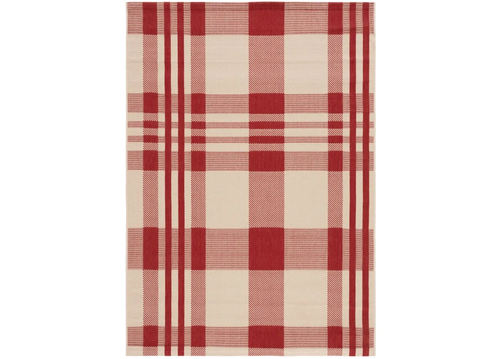 COURTYARD 6201 RED  2'-3' x 4' Accent Rug