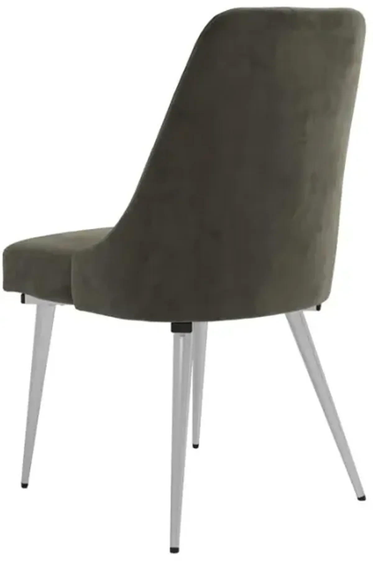 Cabianca Curved Back Side Chairs Grey (Set of 2)