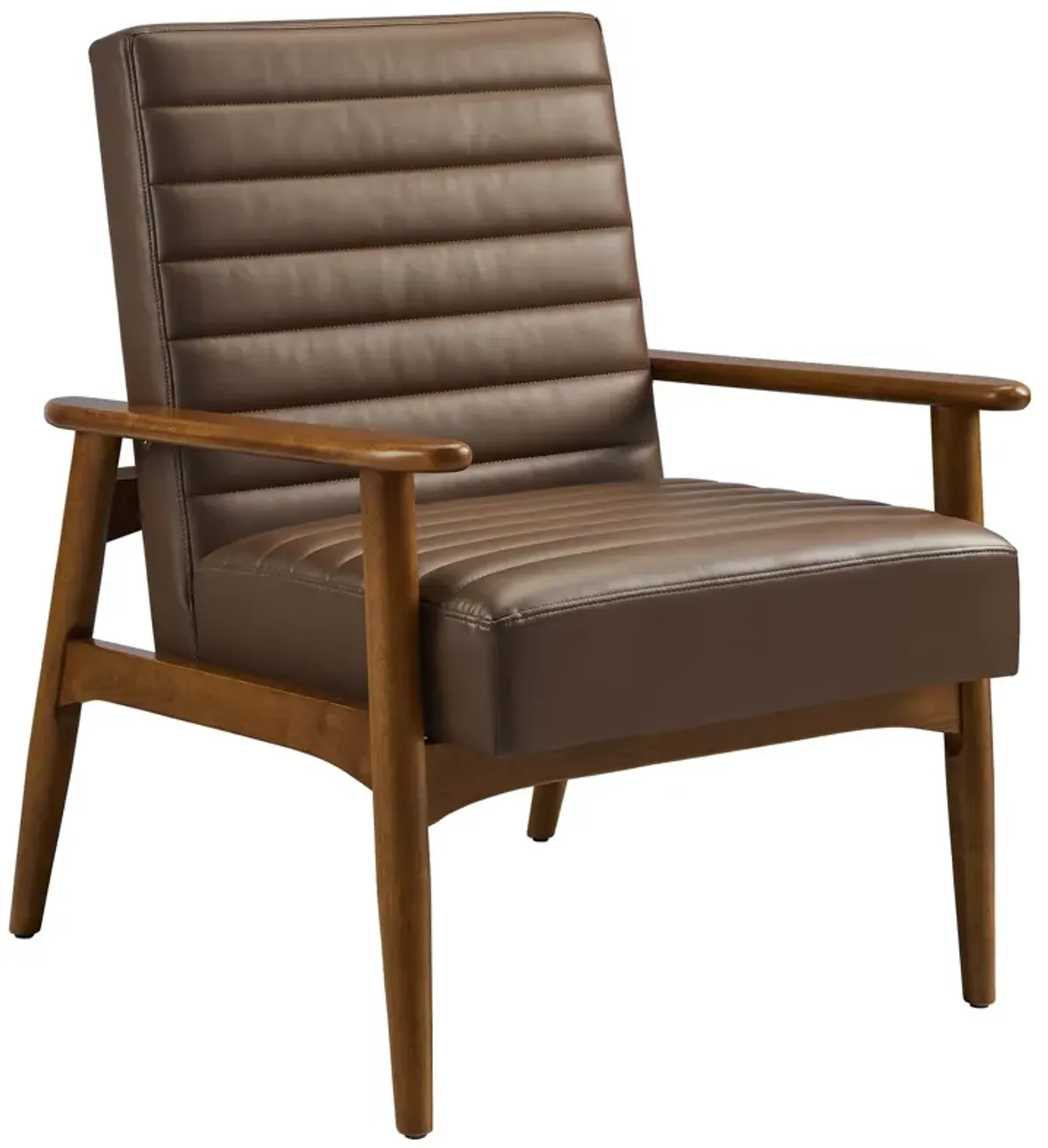 Jensen Vegan Leather Accent Chair by Modway