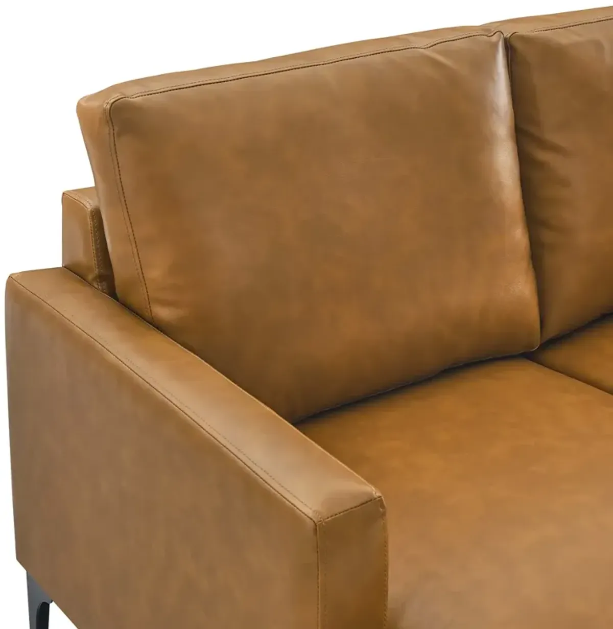 Evermore Vegan Leather Loveseat