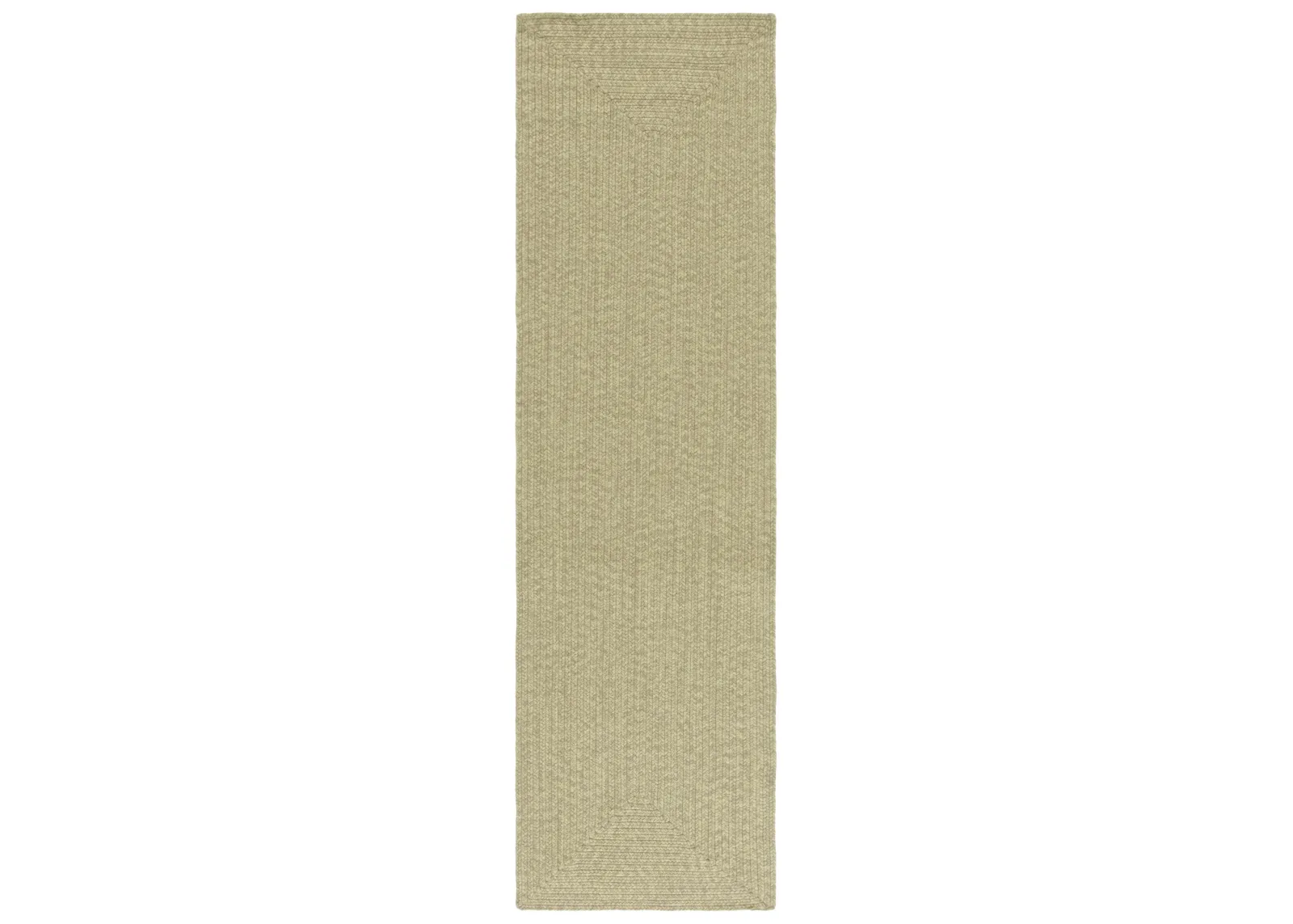 BRAIDED 317 SAGE 2'-3' x 8' Runner Rug