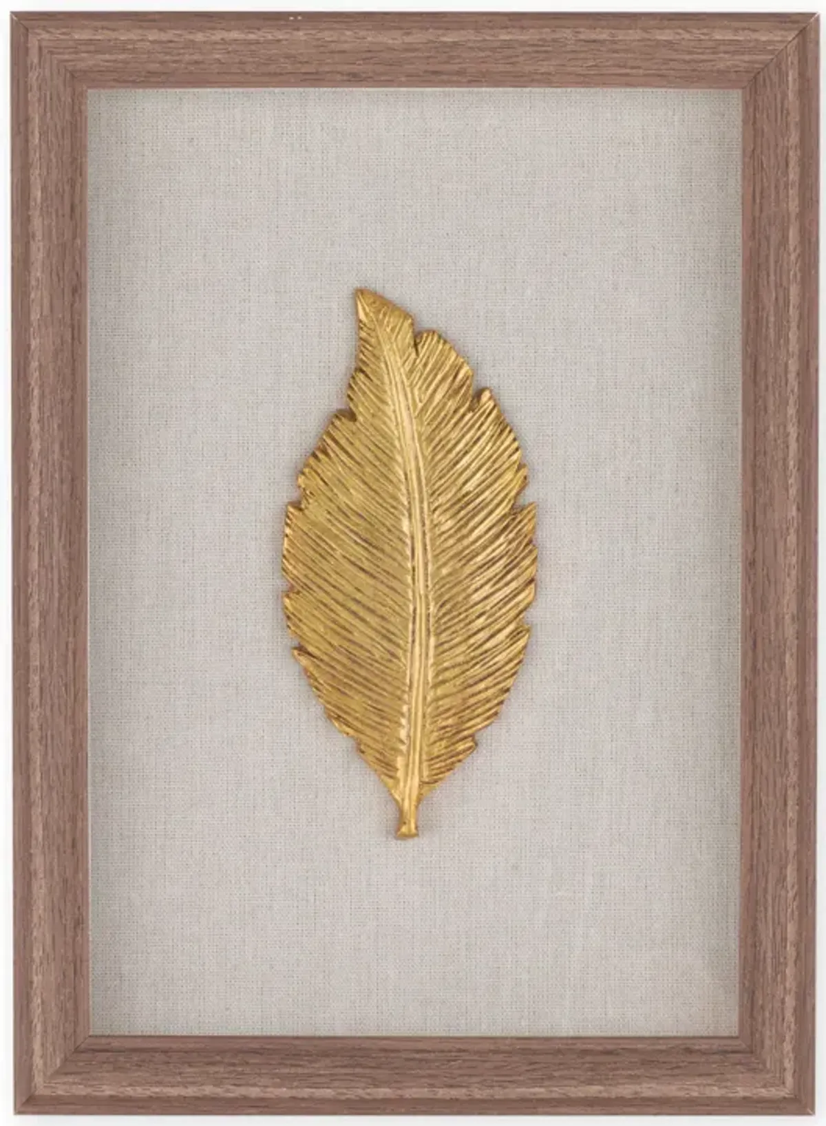 Golden Leaves II Shadow Box