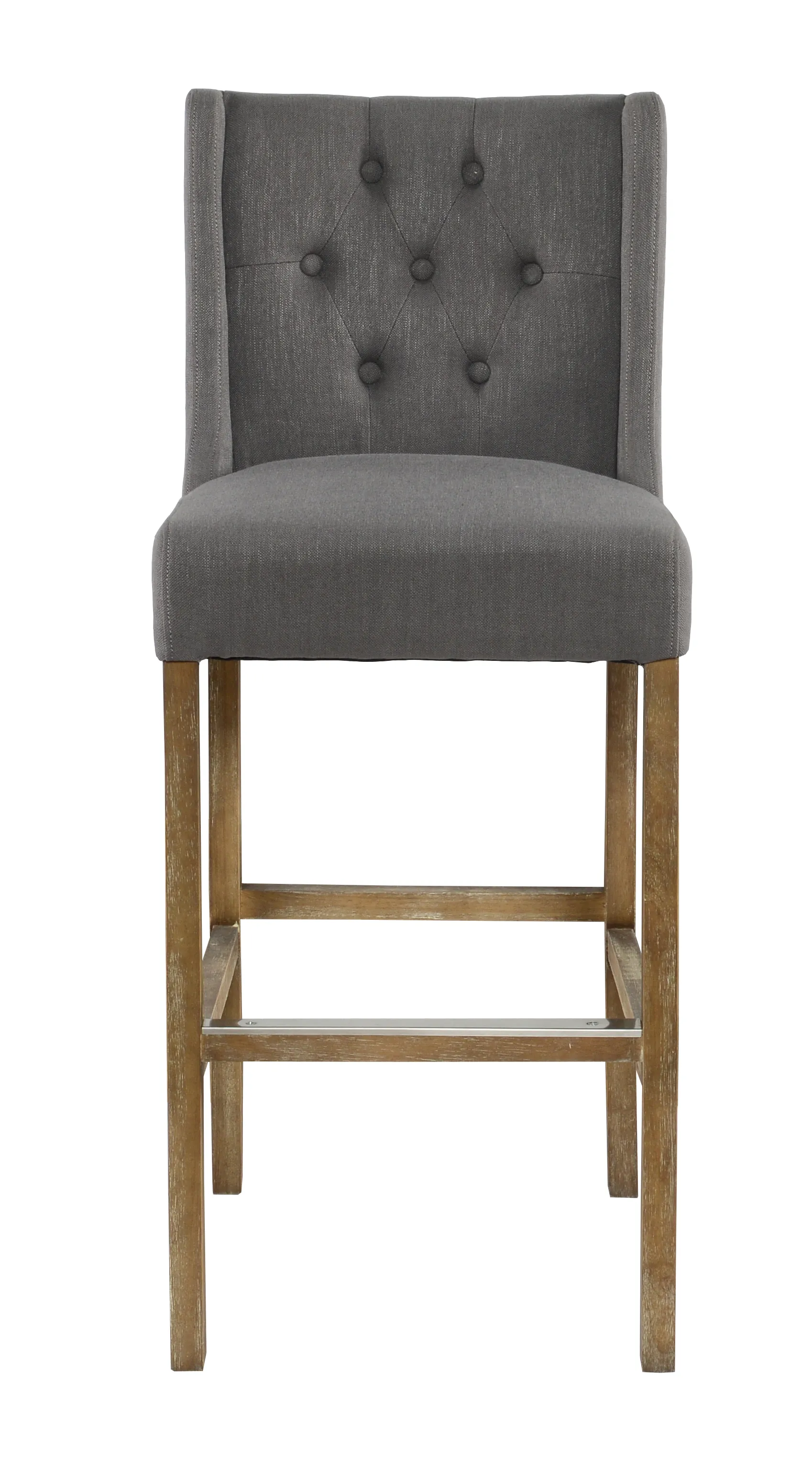 Karla Tufted 30 inch Barstool by Kosas Home