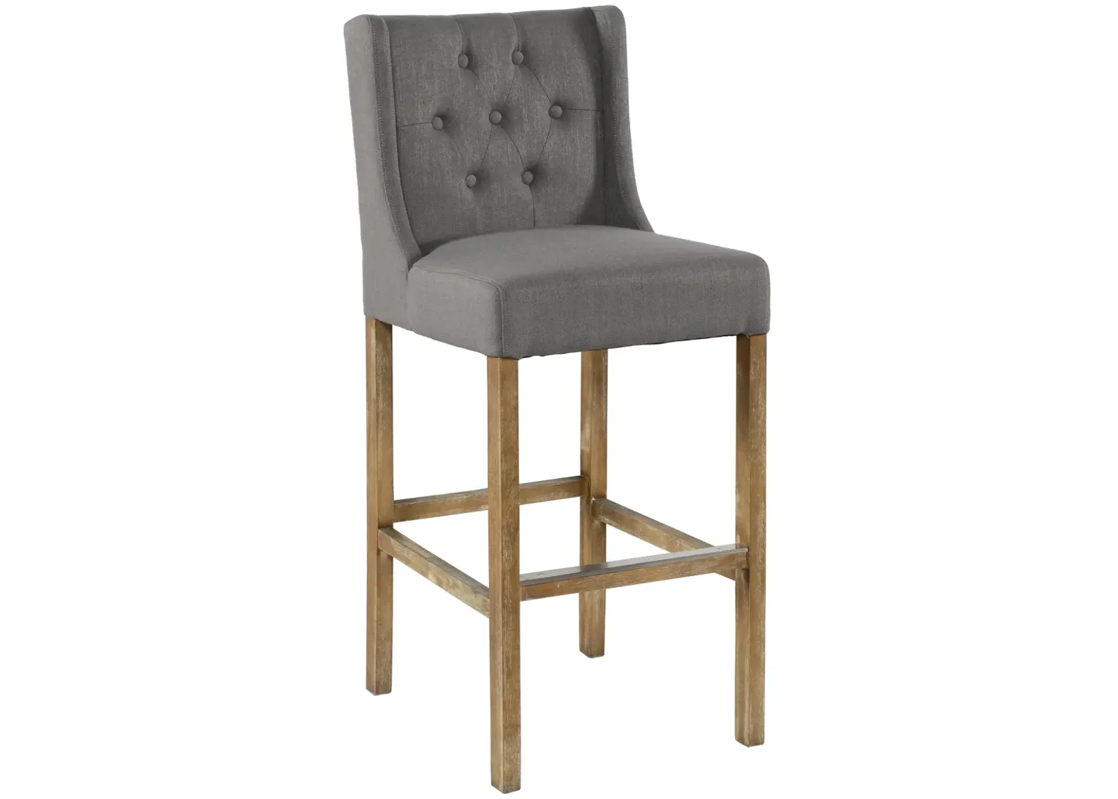 Karla Tufted 30 inch Barstool by Kosas Home