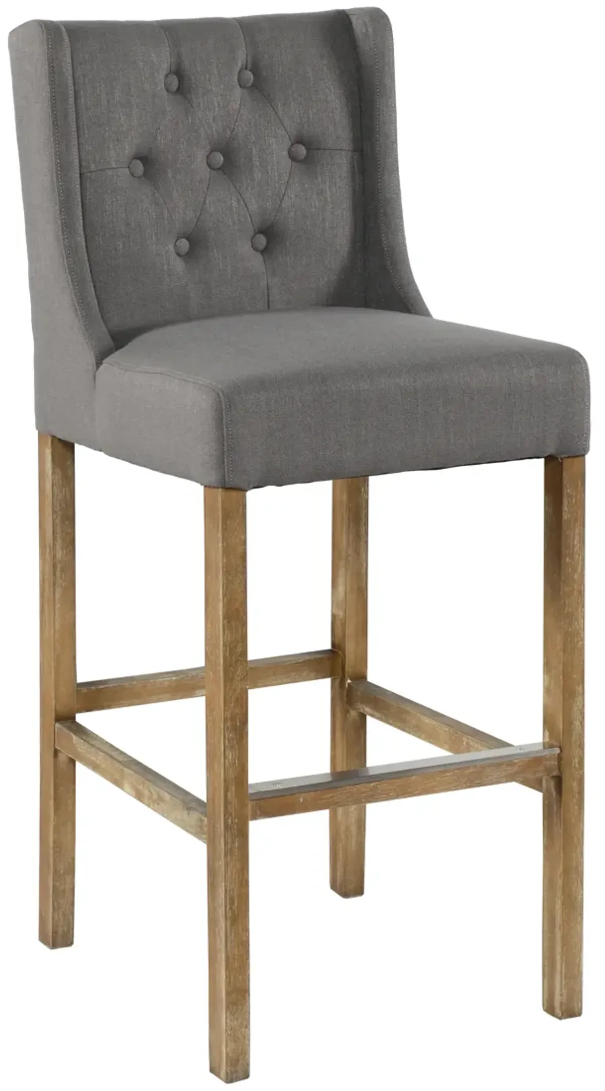 Karla Tufted 30 inch Barstool by Kosas Home