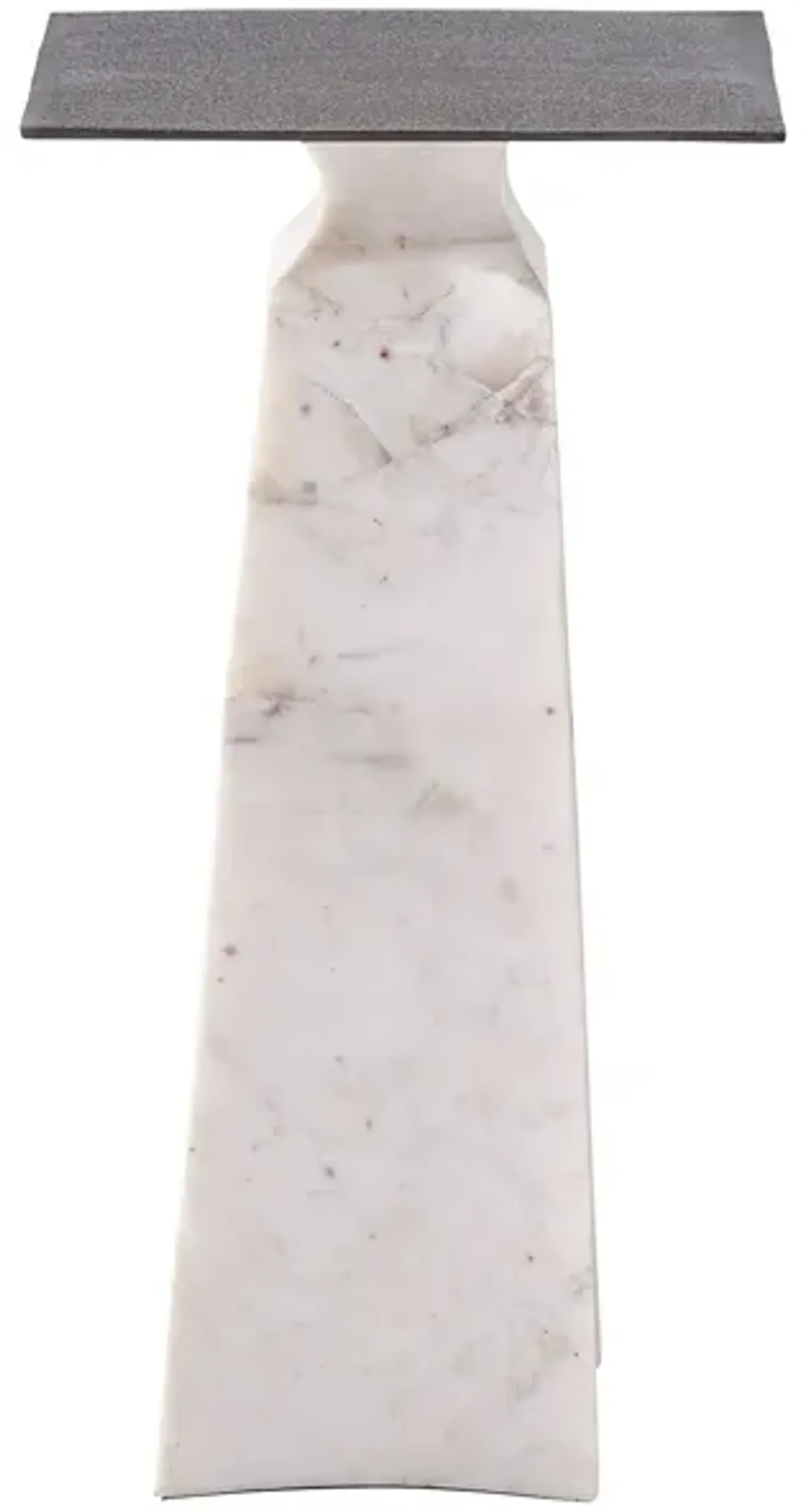 Figuration Side Table with Marble Base