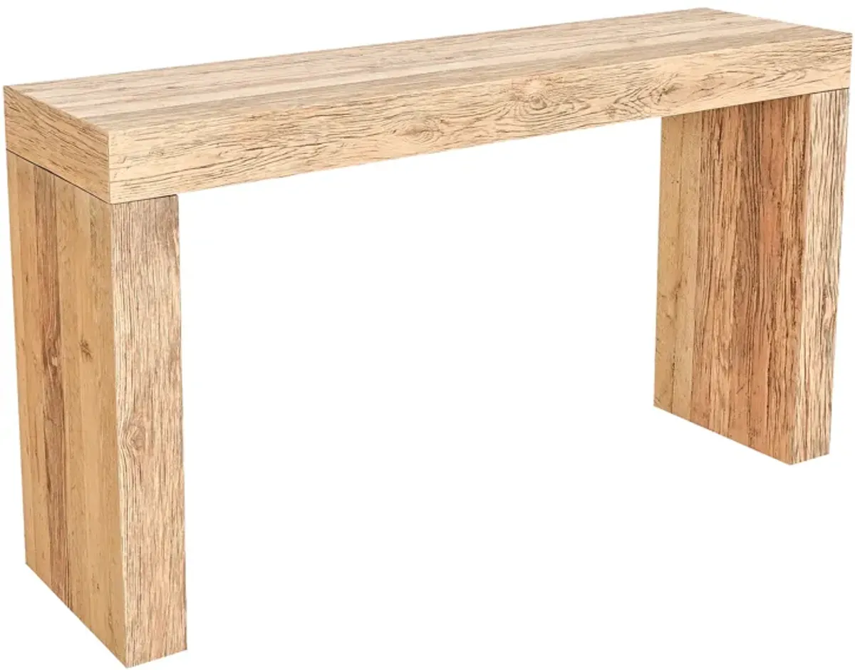 EVANDER CONSOLE TABLE AGED OAK