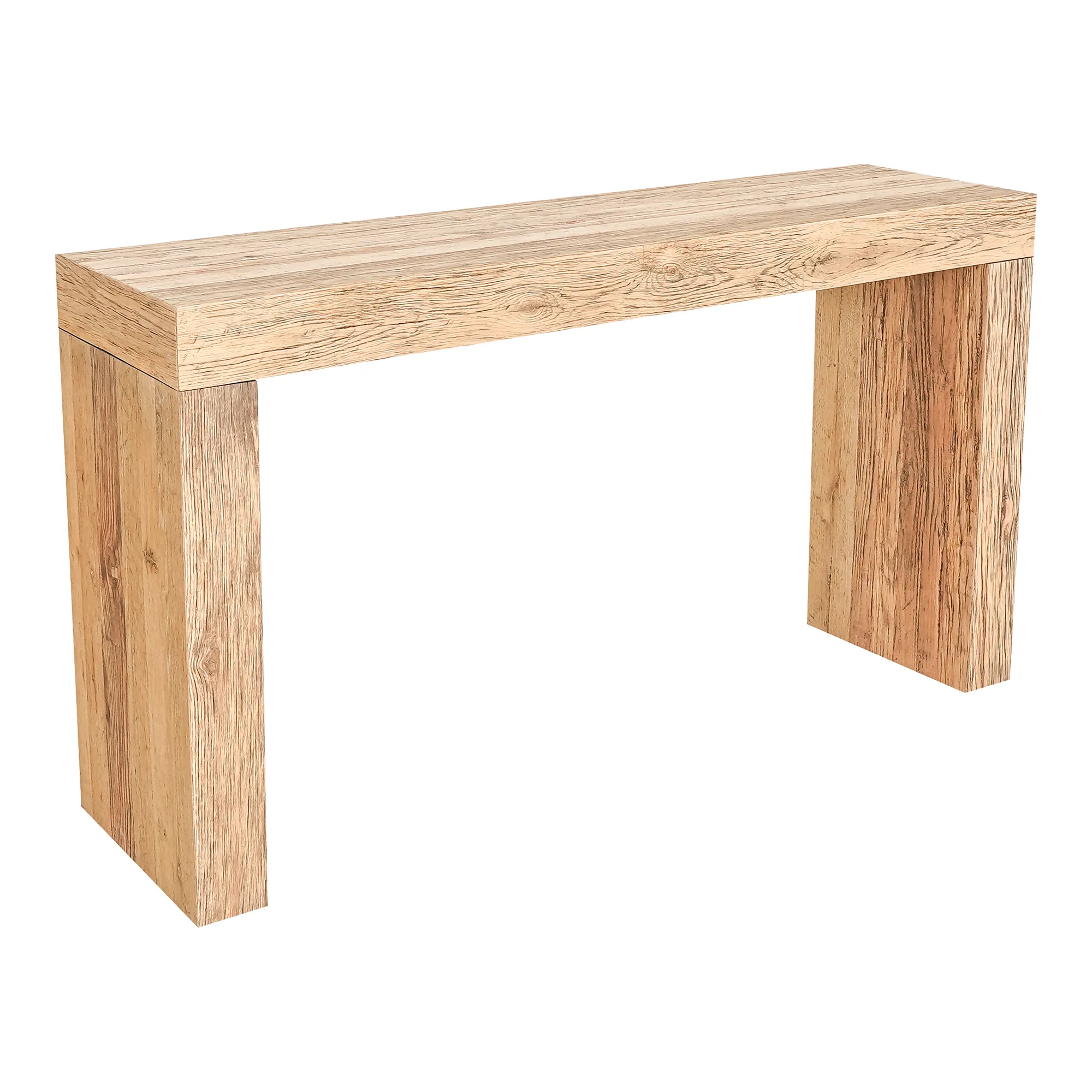 EVANDER CONSOLE TABLE AGED OAK