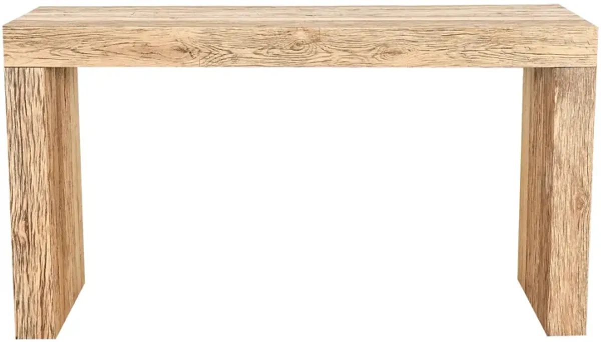 EVANDER CONSOLE TABLE AGED OAK