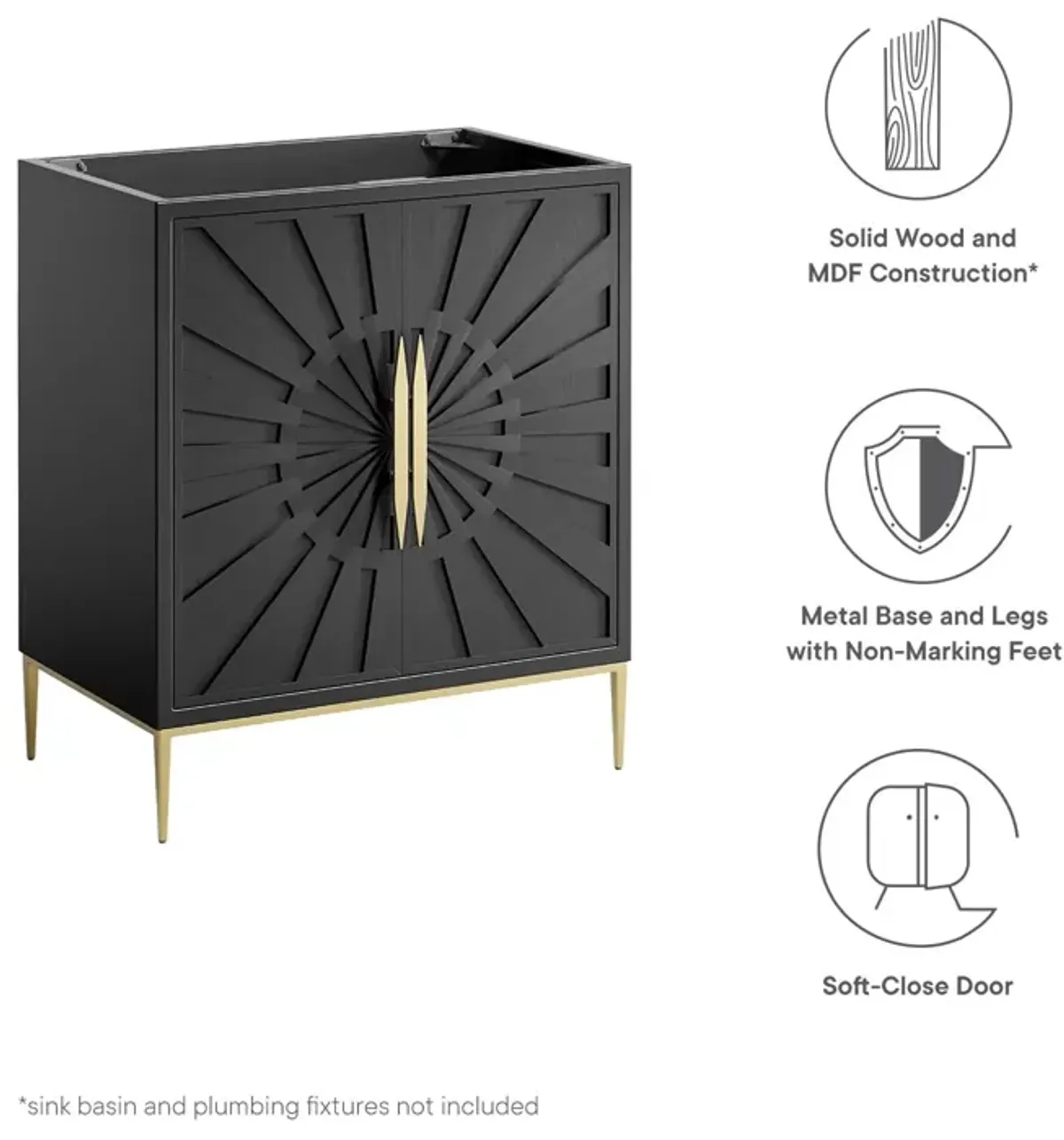 Awaken 30" Bathroom Vanity Cabinet