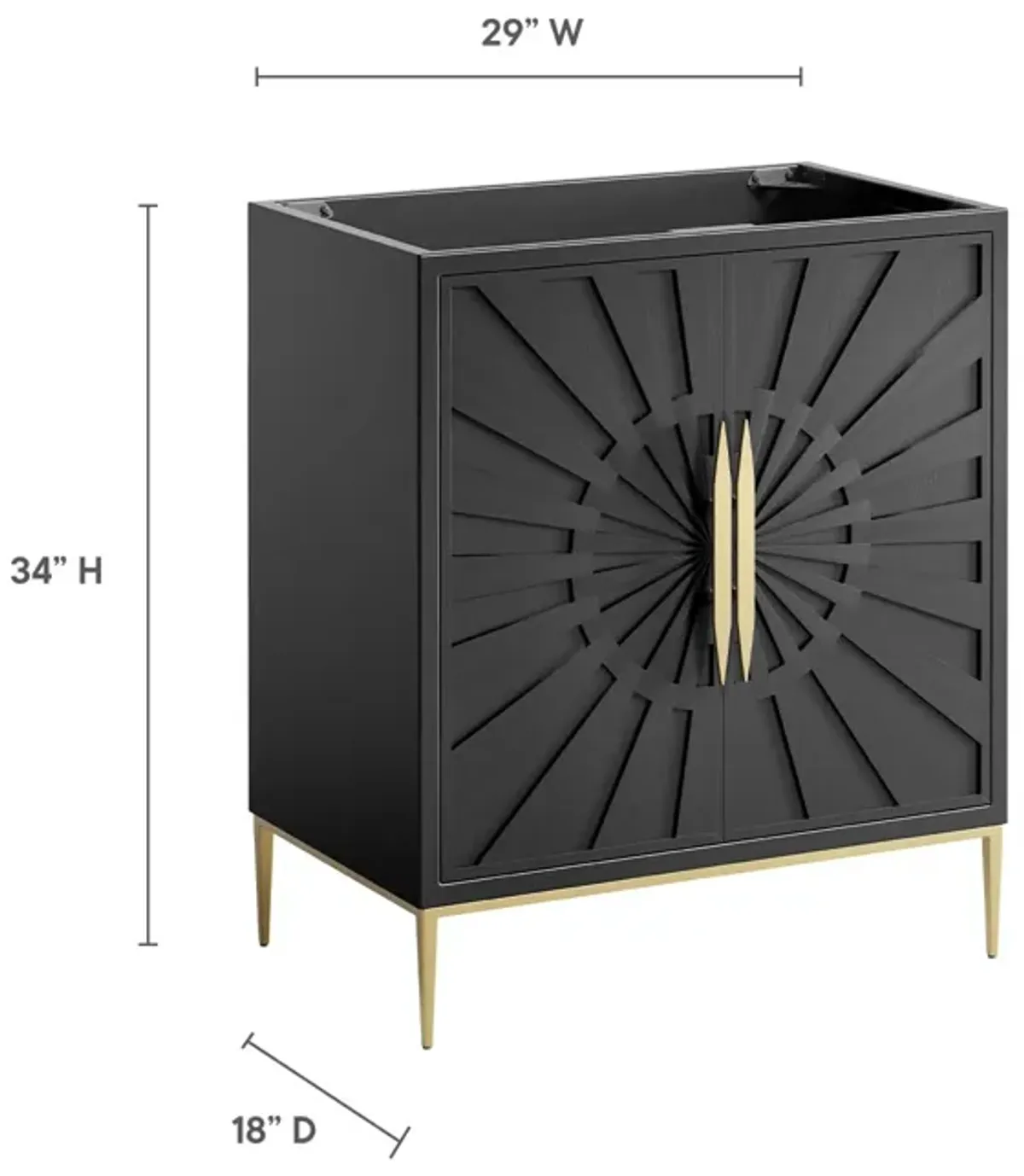 Awaken 30" Bathroom Vanity Cabinet