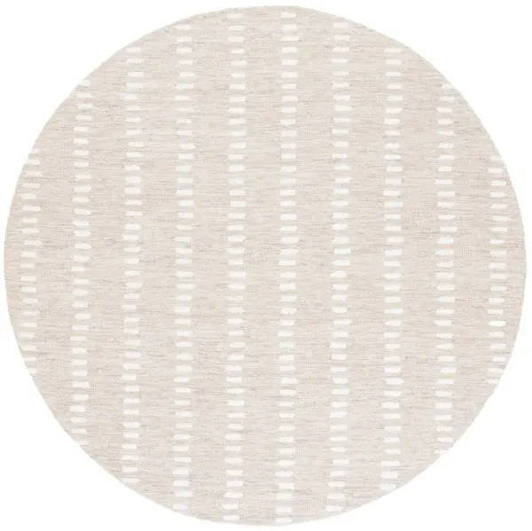 ABSTRACT Hand Tufted 6' x 6' Round area rug