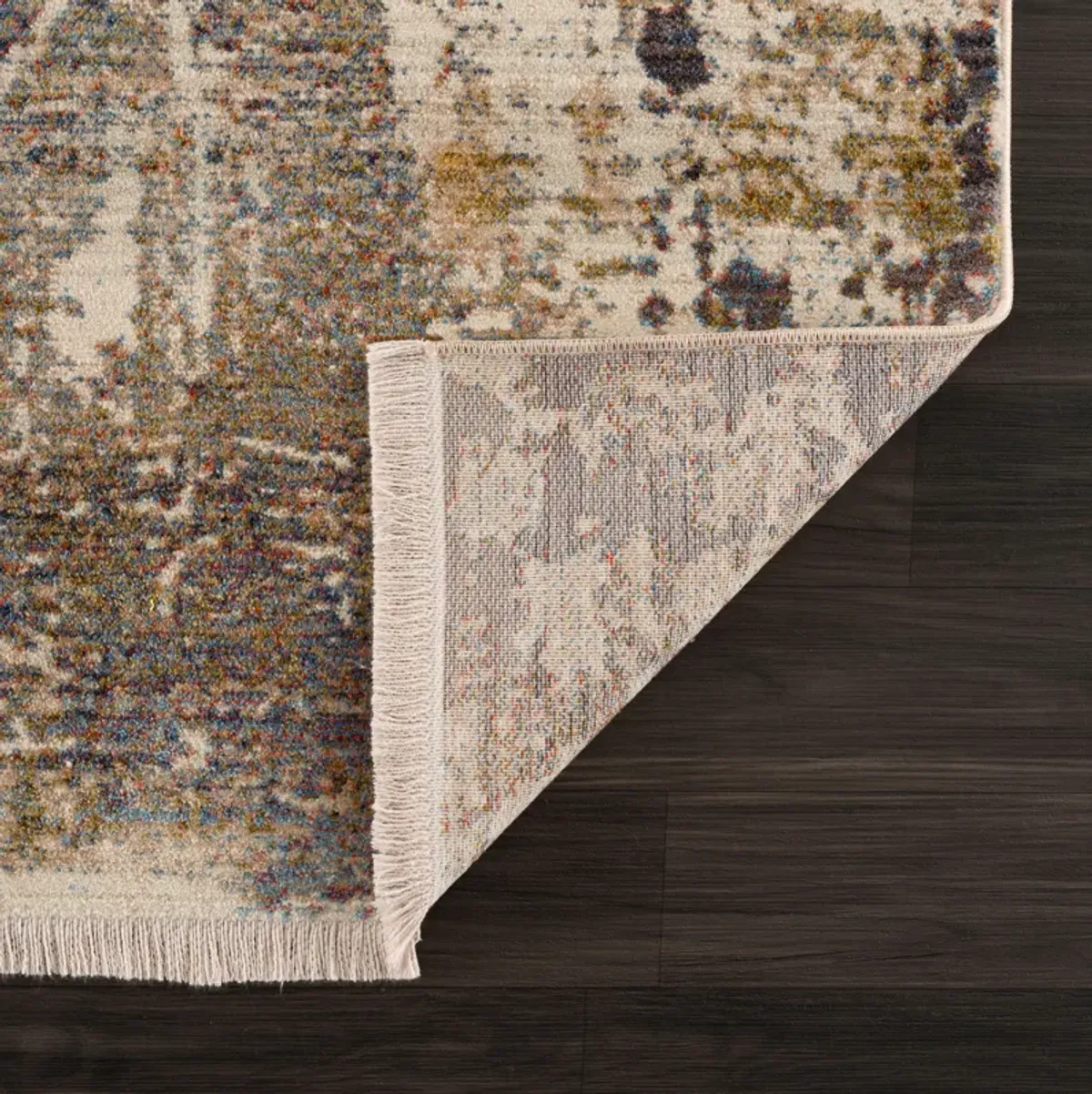 Hana Distressed Modern Abstract Area Rug 2' x 3'