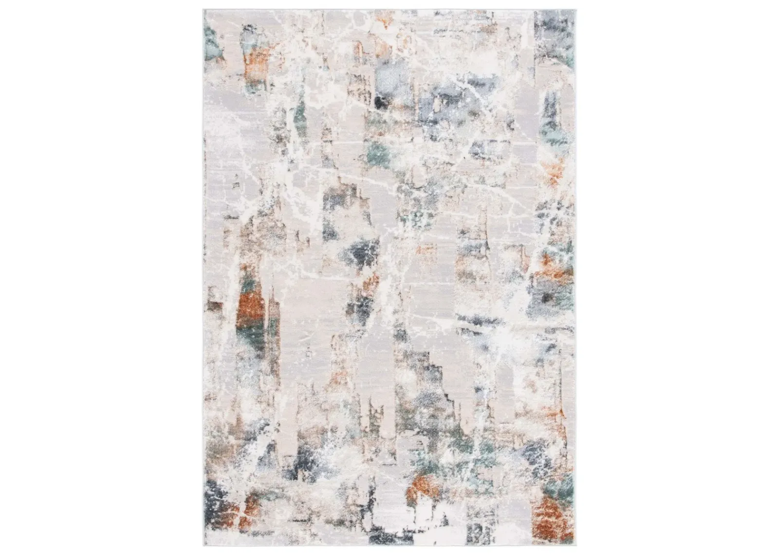 ALENIA 109 Grey 5'-2' X 7'  Medium Rectangle Rug