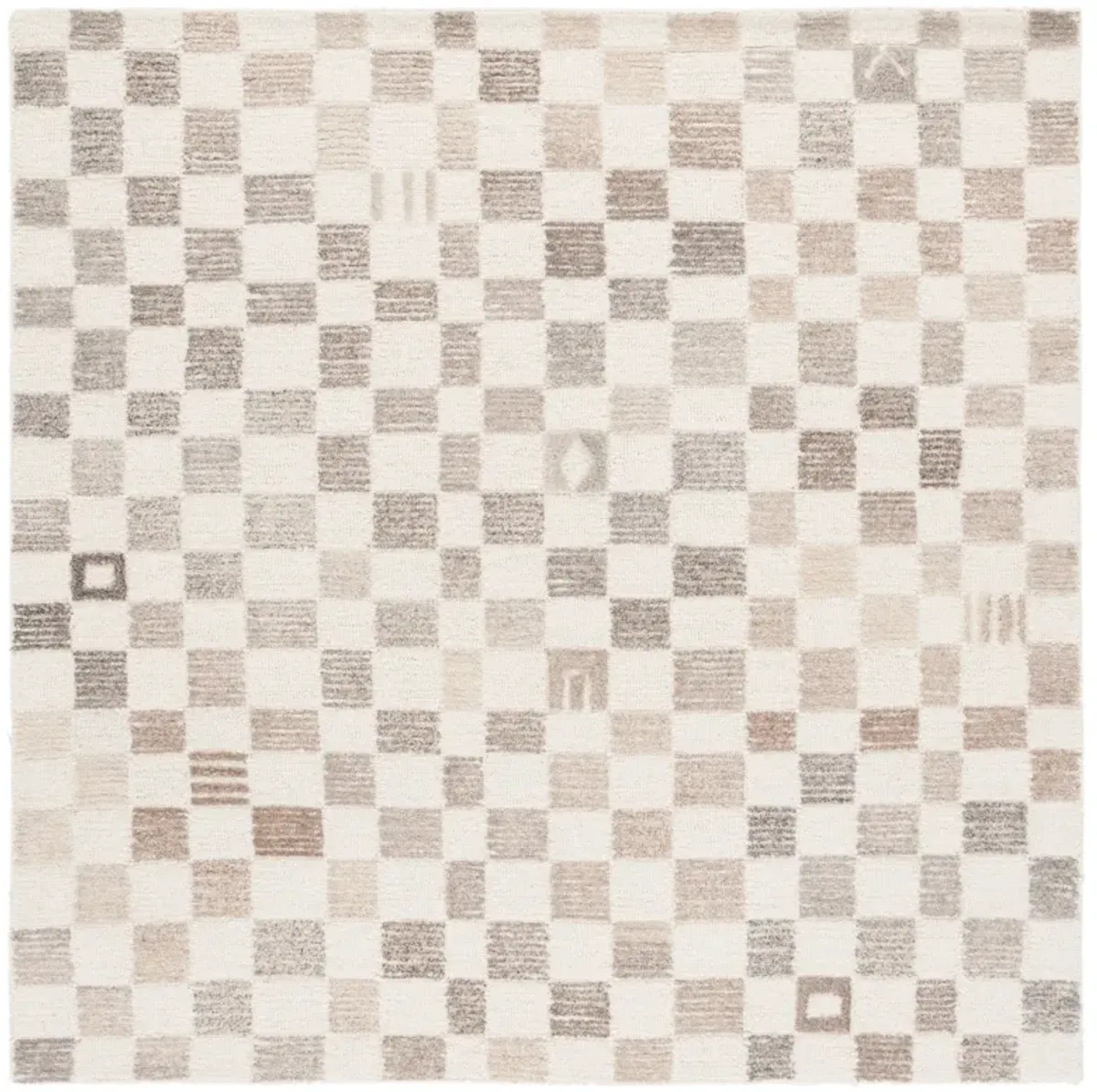 EBONY Hand Tufted 6' x 6' Square area rug