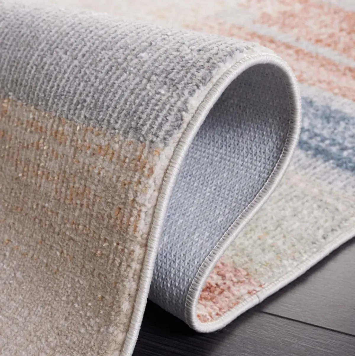 BLAIR WASHABLE 216 Blue 6'-7' X 6'-7' Square Square Rug