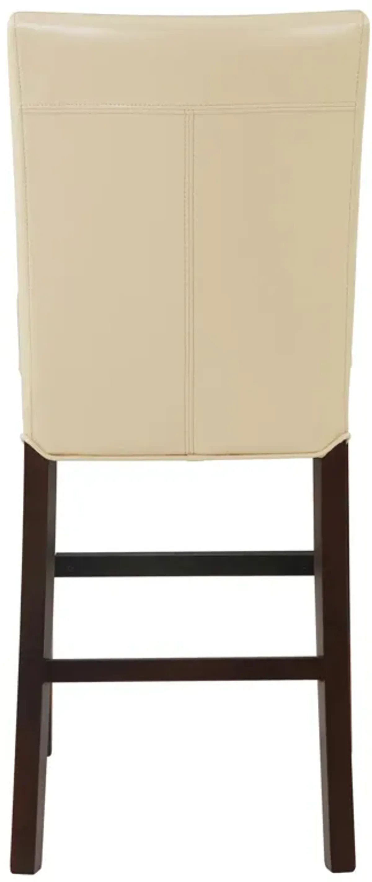 milton bonded leather counter stool, cream