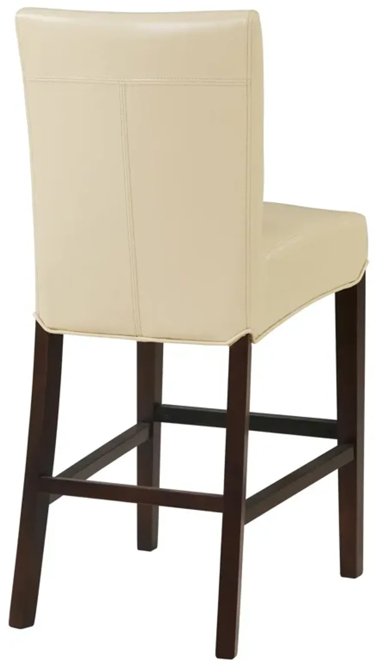 milton bonded leather counter stool, cream