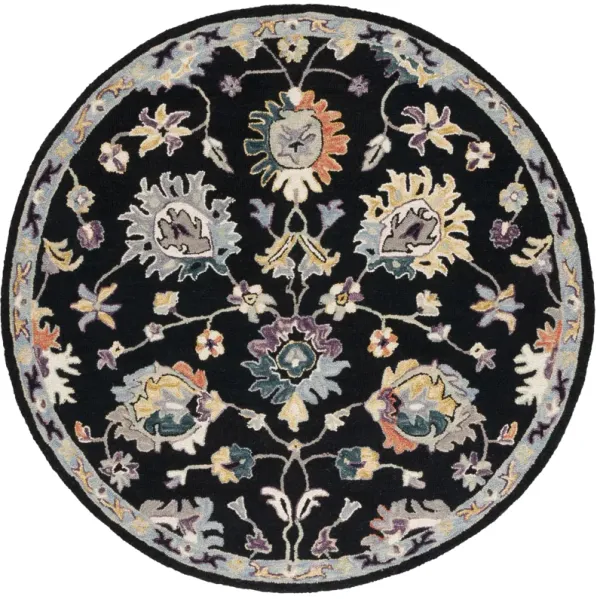 BLOSSOM Hand Tufted 6' x 6' Round area rug