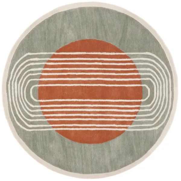 RODEO DRIVE Hand Tufted 6' x 6' Round area rug