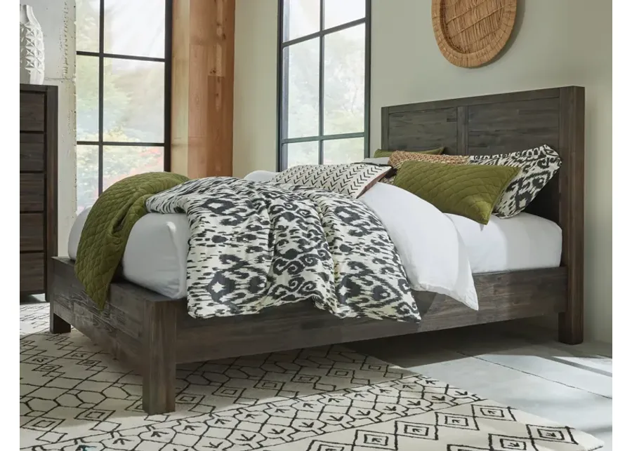 Savanna California King-Size Bed in Coffee Bean