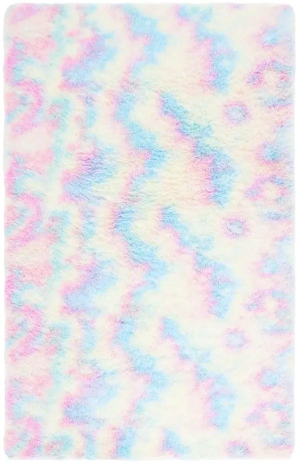 RAINBOW SHAG 100 RAINBOW 5' x 8' Medium Rectangle Rug