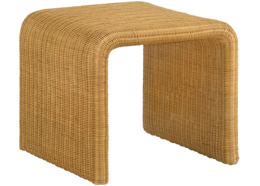 Juanita Square Rattan End Table Natural