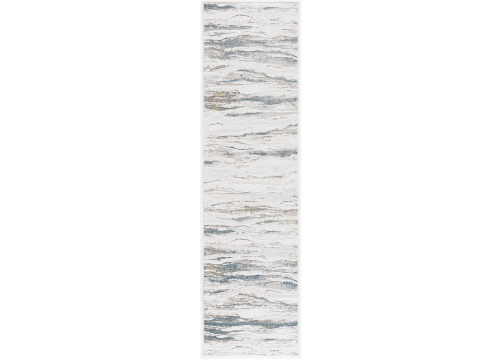 RANA 118 IVORY  2'-2' x 8' Runner Rug